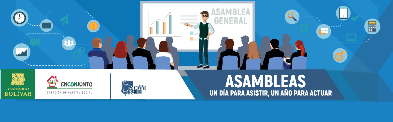 Asambleas un da para asistir, un ao para actuar 